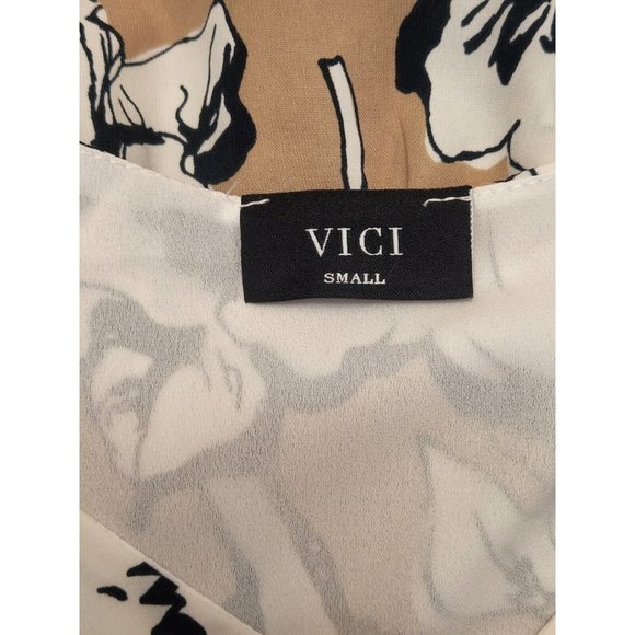 VICI Tyche V-Neck Mini Dress Floral - Picture 6 of 11